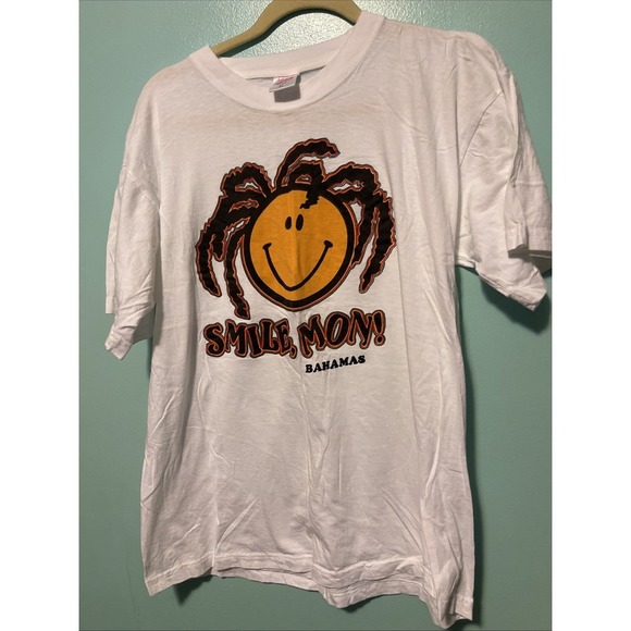 Dorsett Tees Smile Mon Print T-shirt Men's XL - Picture 1 of 5
